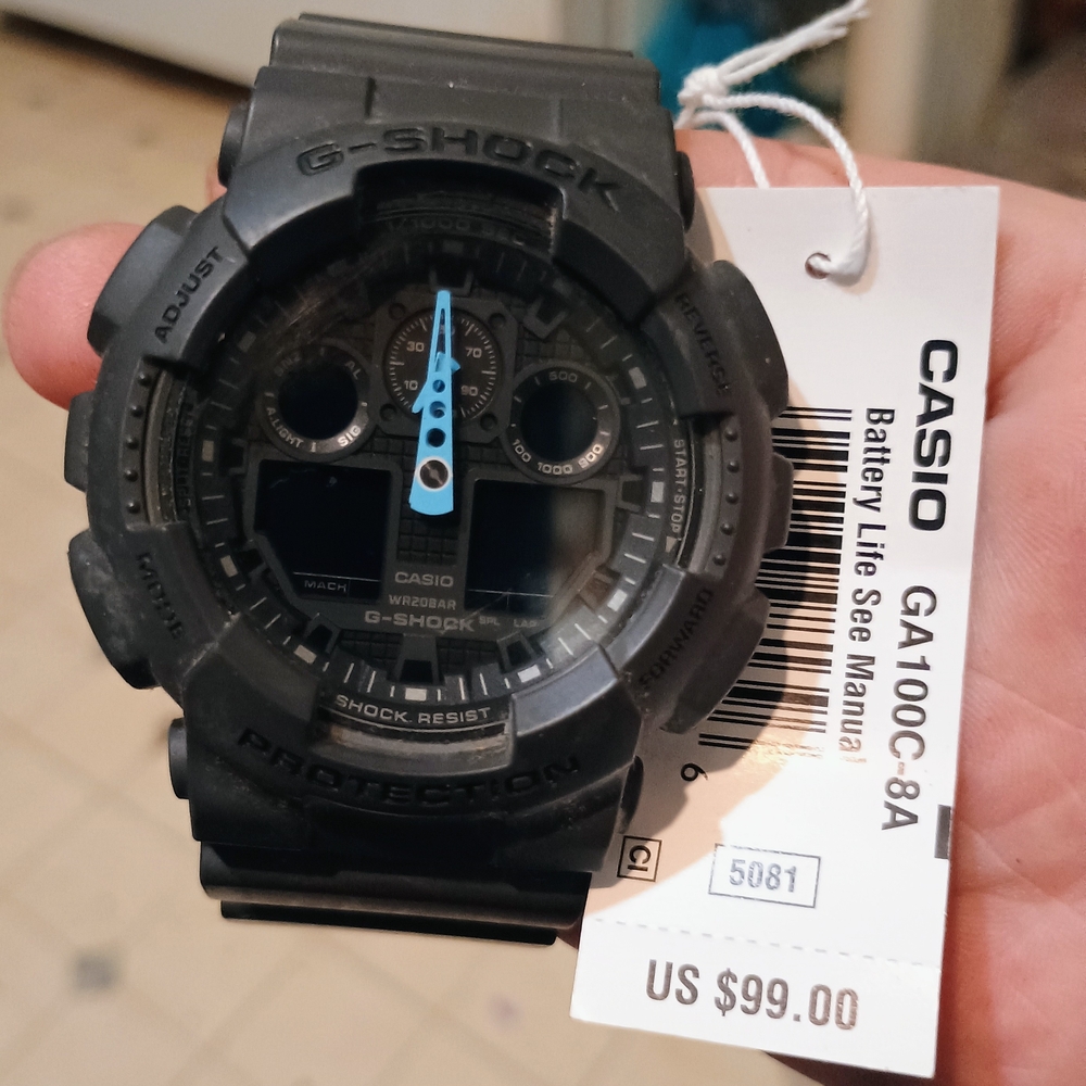 Casio G-Shock Black Watch